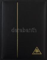 16 vastag fekete lapos A4 berakó, fekete borítóval