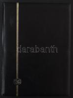 32 fehér lapos, 9 pergamencsíkos, A/4-es KABE berakó fekete borítóval, újszerű állapotban