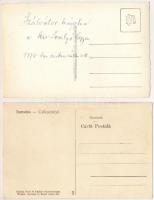 Csíksomlyó, Sumuleu Ciuc - 2 db RÉGI képeslap, közte 1 fotó: Szalvátor kápolna és fácigerek a labori...