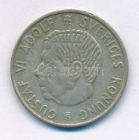 Svédország 1953TS 1K billon "VI. Gusztáv Adolf" T:VF, patina
Sweden 1953TS 1 Krona billon...