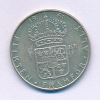 Svédország 1961U 1K billon "VI. Gusztáv Adolf" T:VF Sweden 1961U 1 Krona billon "Gustaf VI Adolf" C:VF Krause KM#826