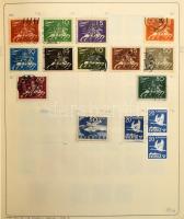 Svédország tartalmas gyűjtemény, 3.050 bélyeg előrajzolt albumban, főleg bélyegzett anyag rengeteg h...