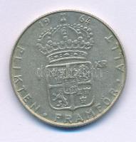 Svédország 1964U 1K billon "VI. Gusztáv Adolf" T:VF Sweden 1964U 1 Krona billon "Gustaf VI Adolf" C:VF Krause KM#826