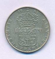 Svédország 1965U 1K billon "VI. Gusztáv Adolf" T:XF,VF, patina Sweden 1965U 1 Krona billon "Gustaf VI Adolf" C:XF,VF, patina Krause KM#826