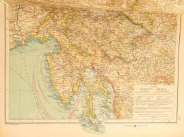 1904 Andrees neuer allgemeiner und Österreichisch- Ungarischer Handatlas in 126 Haupt- und 131 Neben...