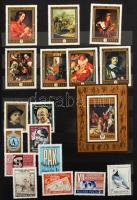 1964-1971 Hiányos gyűjtemény 16 lapos Philux A4-es berakóban, bordó borítóval