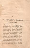 Az esztergomi Keresztény Múzeum kegyérmei és történeti érmei. Közli: Lepold Antal.
Esztergom, 1930....