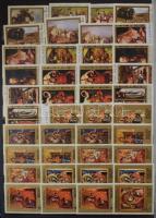 Kb 600 db modern magyar blokk + kevés modern sor 2 db 24 fekete lapos Climax A4-es berakóban + borítékban, dobozban