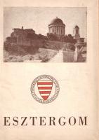 Esztergom útikalauz. Írta: Zolnay László. (1957). (Győr), 1957. (Társadalom- és Természettudományi Ismeretterjesztő Társulat Komárom Megyei Szervezete - Győr-Sopron megyei Nyomda Vállalat). 60 + XII p. + 12 t. (kétoldalas). Egyetlen kiadás. Zolnay László (1916-1985) régész, történész, régészeti szakíró. Budai, később egri és pilisi ásatásoknál dolgozott, az 1950-es évek közepétől az esztergomi Balassi Múzeum igazgatója. Rövid, kivonatos, turisztikai célzatú városismertető írása a Dercsényi Dezsővel közösen írt, nagyobb terjedelmű szakmonográfiájának kiadása utáni évben jelent meg. XX. század második felében készült, feliratozott félvászon kötésben, az eredeti, színes, illusztrált kiadói borítófedél bekötve. Jó példány.