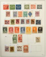 Hollandia tartalmas gyűjtemény, 2.900 bélyeg előrajzolt albumban, főleg bélyegzett anyag rengeteg ha...