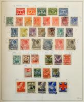 Hollandia tartalmas gyűjtemény, 2.900 bélyeg előrajzolt albumban, főleg bélyegzett anyag rengeteg ha...