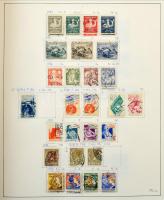 Hollandia tartalmas gyűjtemény, 2.900 bélyeg előrajzolt albumban, főleg bélyegzett anyag rengeteg ha...