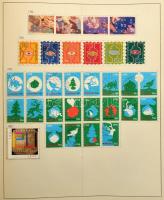 Hollandia tartalmas gyűjtemény, 2.900 bélyeg előrajzolt albumban, főleg bélyegzett anyag rengeteg ha...