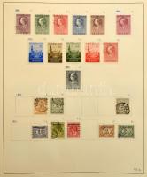 Hollandia tartalmas gyűjtemény, 2.900 bélyeg előrajzolt albumban, főleg bélyegzett anyag rengeteg ha...