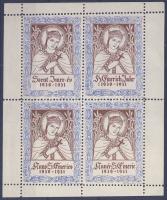 1930-31 Szent Imre fogazott kisív