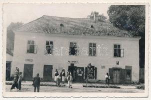1940 Máramarossziget, Sighetu Marmatiei; Ida Steinmetz, Fehér Ferenc üzlete / shops. photo (EK)