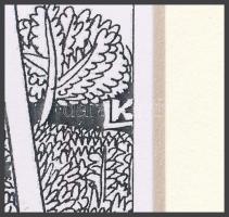 Kozma Lajos (1884-1948): Szecessziós illusztráció. Nyomat, papír, jelzett a nyomaton, paszpartuban, ...