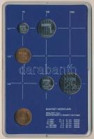 Hollandia 1983. 5c-2 1/2G (5xklf) forgalmi sor műanyag tokban, pénzverdei zsetonnal T:UNC Netherland...