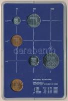 Hollandia 1984. 5c-2 1/2G (5xklf) forgalmi sor műanyag tokban, pénzverdei zsetonnal T:UNC Netherland...