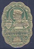 1930-31 Szent Imre dombornyomású levélzáró R!