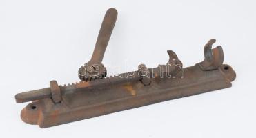 Antik öntöttvas fali dugóhúzó, h: 37 cm
