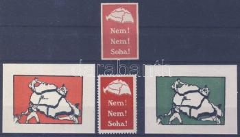 1920/21 4 db irredenta bélyeg