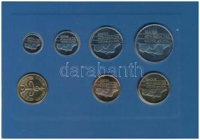 Hollandia 1992. 5c-2 1/2G (6xklf) forgalmi sor karton tokban, "Zeeland" pénzverdei zsetonn...