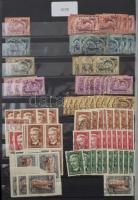 1950-1959 Sok ezer bélyeget tartalmazó nagyon tartalmas több példányos rendező rengeteg használatlan / postatiszta és használt teljes sorral, 30 lapos A4-es berakóban. Sok százezres katalógus értékű, jól kezelhető nagy anyag! Külföldi ebay kereskedő hagyatékából, nyomási eltérésekre átnézetlen!