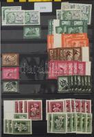 1950-1959 Sok ezer bélyeget tartalmazó nagyon tartalmas több példányos rendező rengeteg használatlan...