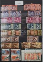 1950-1959 Sok ezer bélyeget tartalmazó nagyon tartalmas több példányos rendező rengeteg használatlan...
