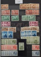 1950-1959 Sok ezer bélyeget tartalmazó nagyon tartalmas több példányos rendező rengeteg használatlan...