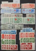 1950-1959 Sok ezer bélyeget tartalmazó nagyon tartalmas több példányos rendező rengeteg használatlan...