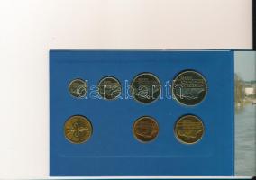 Hollandia 1993. 5c-2 1/2G (6xklf) forgalmi sor karton tokban, "Limburg" pénzverdei zsetonn...