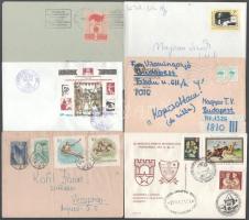 1972-1984 6 db boríték, ebből 4 db nem posta bélyeggel bérmentesítve, 1 vegyes