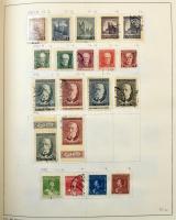 Csehszlovákia tartalmas gyűjtemény, 5.000 bélyeg 2 előrajzolt albumban, főleg bélyegzett anyag renge...