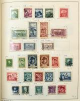 Csehszlovákia tartalmas gyűjtemény, 5.000 bélyeg 2 előrajzolt albumban, főleg bélyegzett anyag renge...