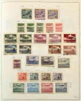 Csehszlovákia tartalmas gyűjtemény, 5.000 bélyeg 2 előrajzolt albumban, főleg bélyegzett anyag renge...