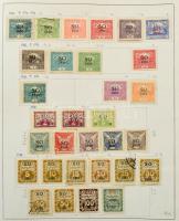 Csehszlovákia tartalmas gyűjtemény, 5.000 bélyeg 2 előrajzolt albumban, főleg bélyegzett anyag renge...