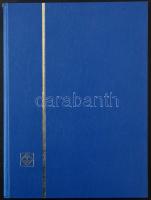 Hármaslyukasztású bélyegek többpéldányos előrendező, 16 lapos Leuchtturm A4-es berakóban, benne port...