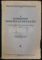Uherkovich Gábor: A korszerű biológiai oktatás. (Kialakulása és főbb tartalmi vonásai.) Közlemények a Szegedi Ferencz József Tudományegyetem Pedagógiai-Lélektani Intézetéből 31. sz. Szeged, 1940, (Corvina-ny.), 97+(3) p. Kiadói papírkötés, kissé foltos, sérült borítóval és gerinccel, nagyrészt felvágatlan lapokkal.