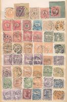 12 db krajcáros és 35 db turulos olvasható, kisebb települések bélyegzései
