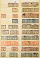 1903-tól portó és Hivatalos sok példányos rendező, hozzá Hírlapilleték bélyegek jobb értékekkel 24 l...