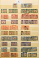 1903-tól portó és Hivatalos sok példányos rendező, hozzá Hírlapilleték bélyegek jobb értékekkel 24 l...