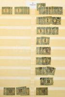 1903-tól portó és Hivatalos sok példányos rendező, hozzá Hírlapilleték bélyegek jobb értékekkel 24 l...