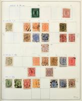 Finnország, Aland tartalmas gyűjtemény, 2.380 bélyeg előrajzolt albumban, főleg bélyegzett anyag ren...