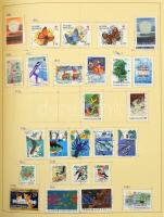 Finnország, Aland tartalmas gyűjtemény, 2.380 bélyeg előrajzolt albumban, főleg bélyegzett anyag ren...