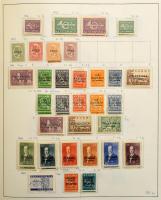 Finnország, Aland tartalmas gyűjtemény, 2.380 bélyeg előrajzolt albumban, főleg bélyegzett anyag ren...