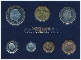 Hollandia 1980. 1c "Julianna" - 2 1/2G "Julianna" (6xklf) forgalmi sor műanyag t...