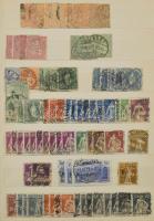 Svájc rendező néhány száz bélyeg sok jobb értékkel, 10 lapos közepes berakó 11 oldalán