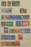 Svájc rendező néhány száz bélyeg sok jobb értékkel, 10 lapos közepes berakó 11 oldalán